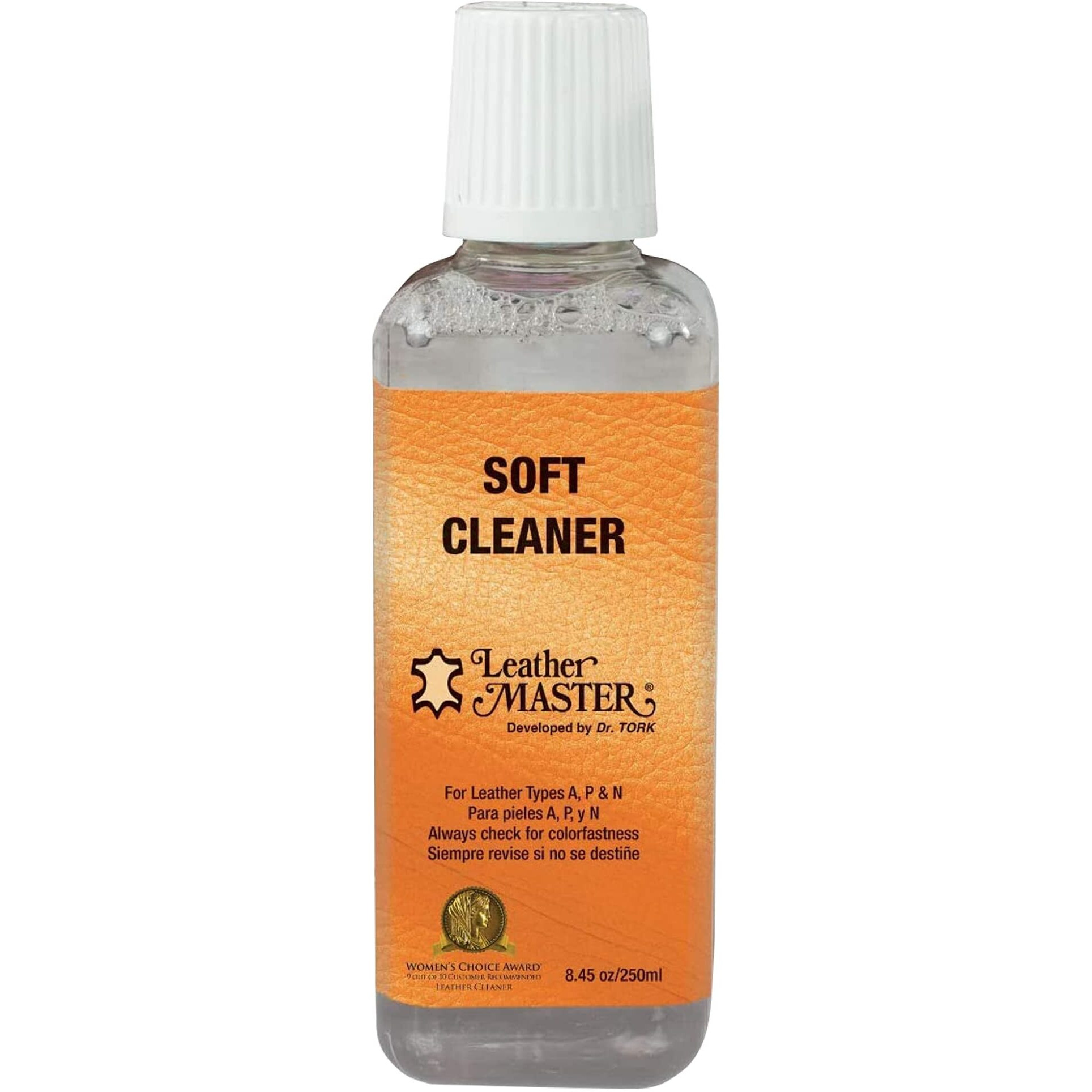 Leather Master Soft Leather Cleaner | Cleans & Removes Stains On Leather  Faux  & Vinyl | Leather Cleaner For Car Seats  Couches  Purses  Shoes & More