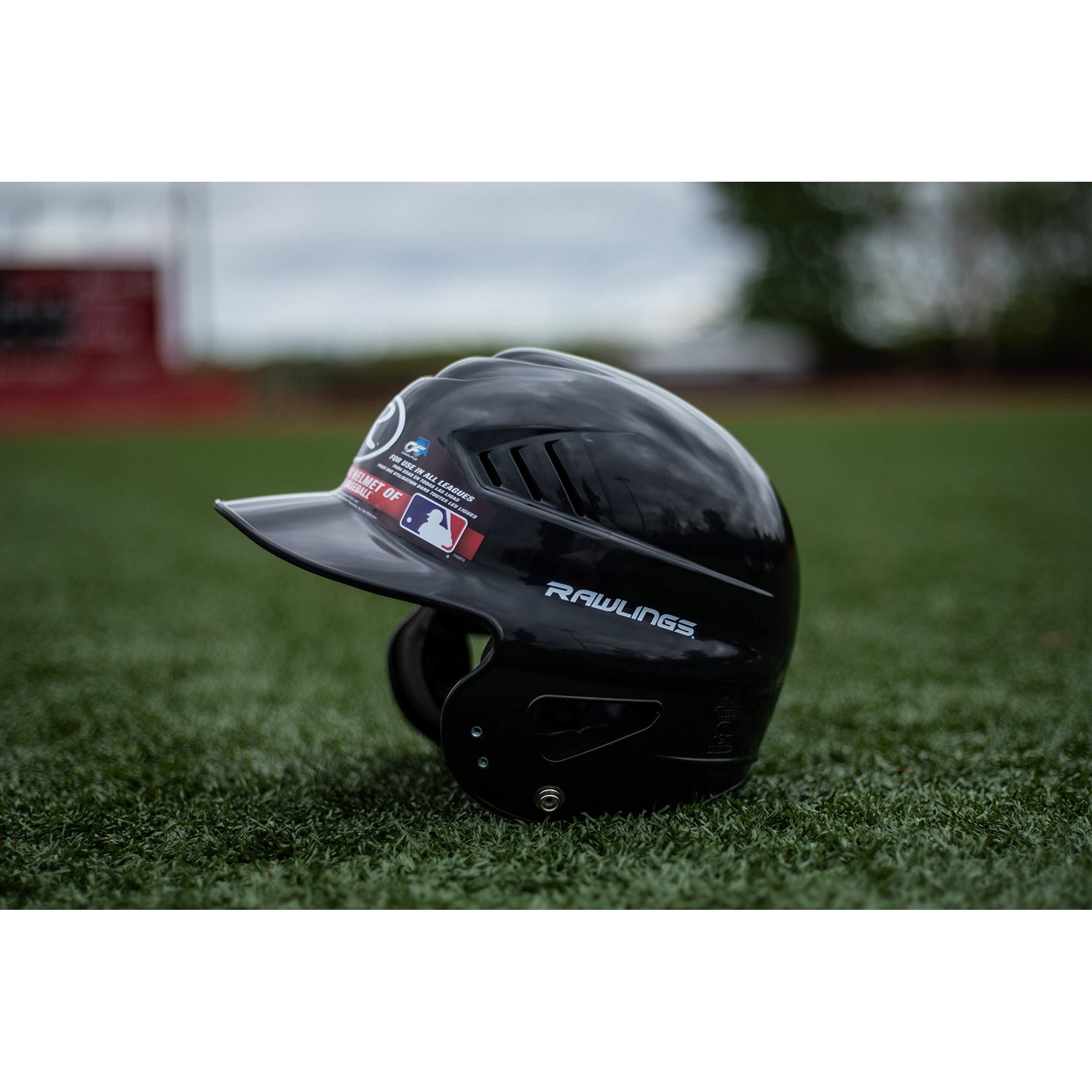 Rawlings | Coolflo Batting Helmet | 6 1/2"" - 7 1/2"" One Size Fits Most | Navy