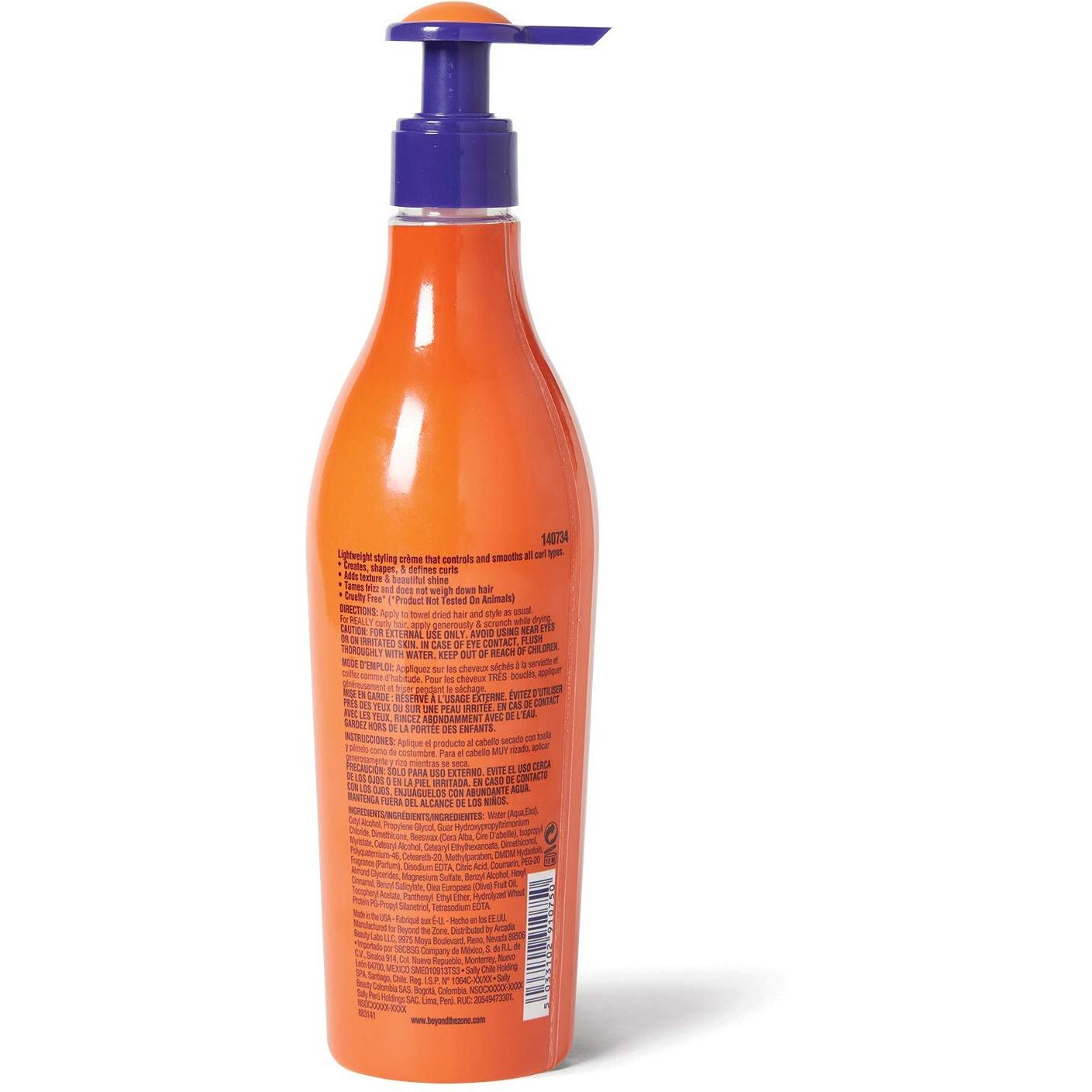 Beyond The Zone Noodle Head Kick Up Your Curls Curling Creme  11.5 Fl Oz