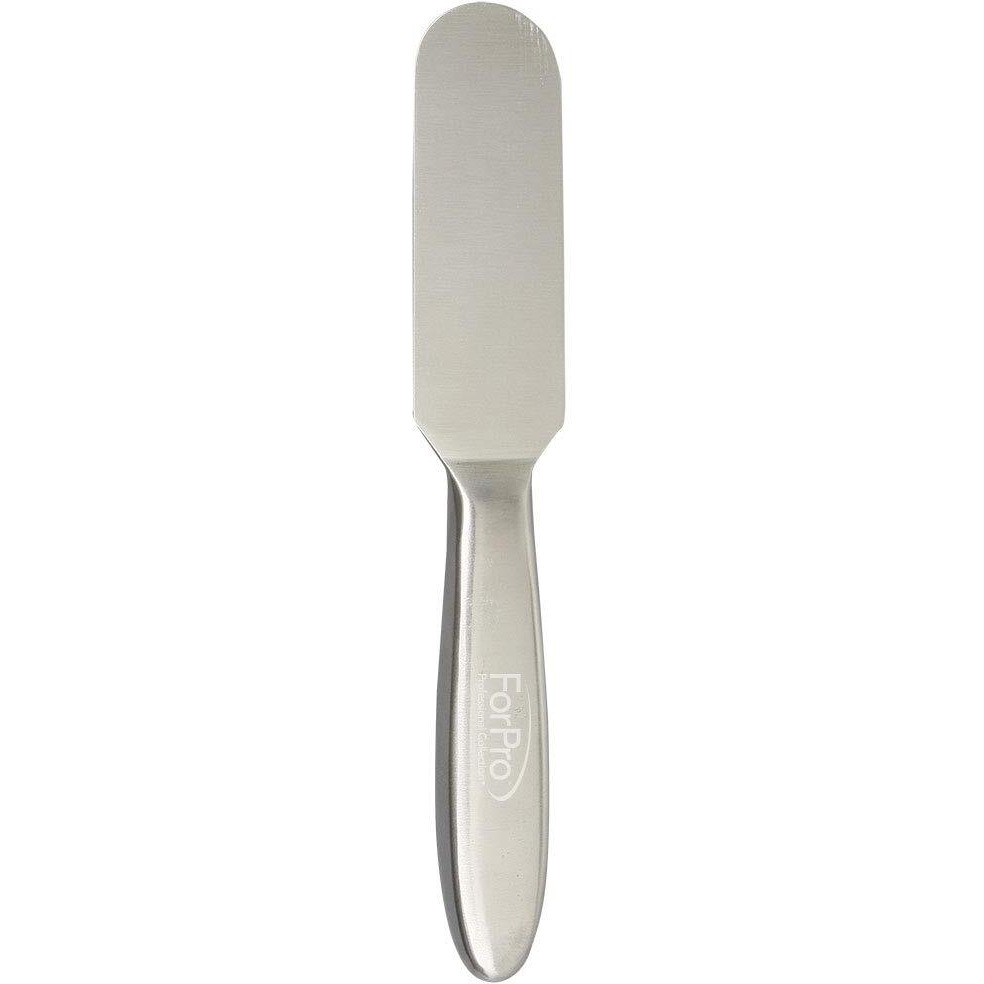 Forpro Professional Collection Stainless Steel Pedi File Kit - 100% Sanitizable Pedicure File For Heels And Feet - Includes Six Black 80 Grit And Six White 180 Grit Refill Strips- 8.5"" L