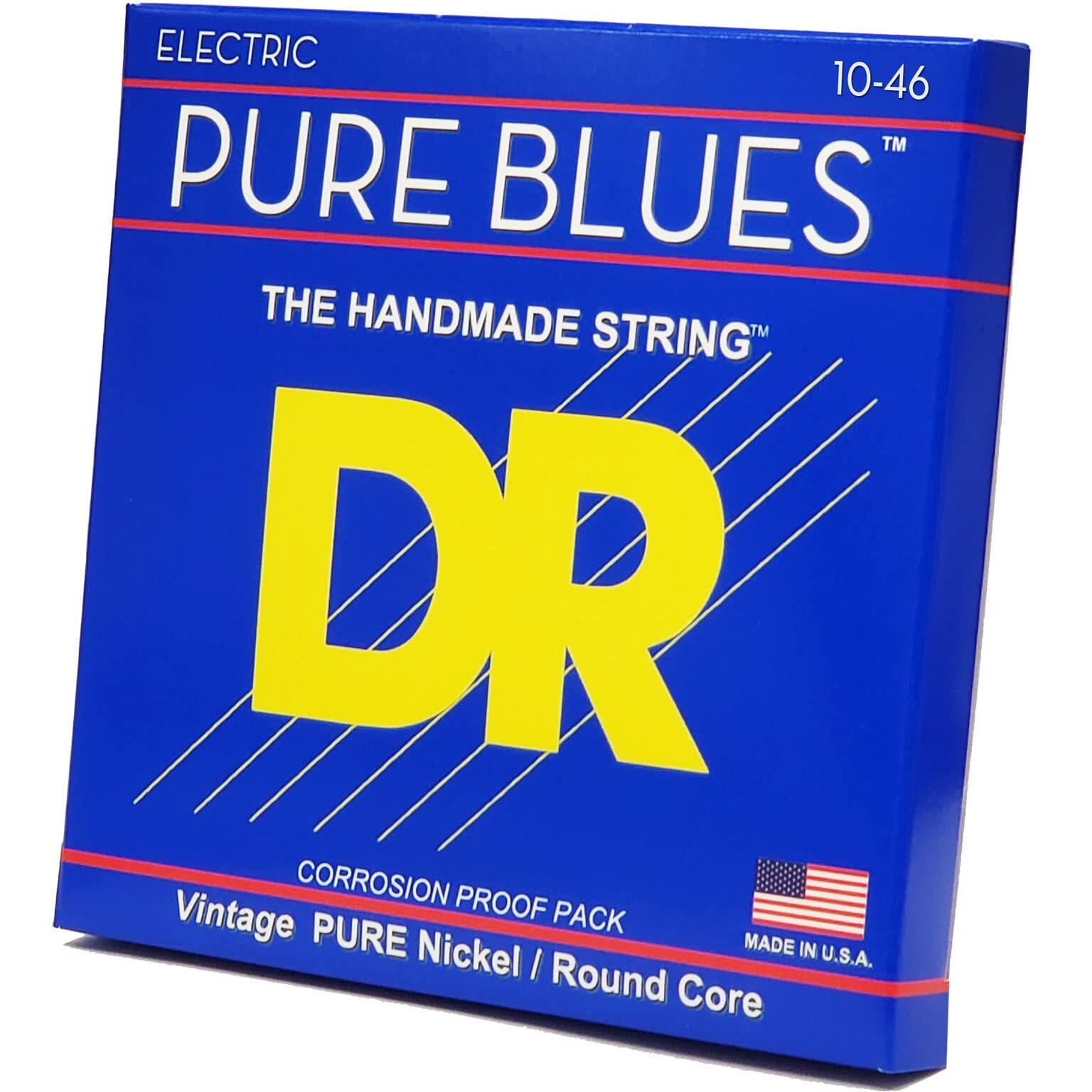 Dr Strings Pure Blues Nickel Wound Vintage Style Electric Guitar Strings - 10-46 Gauge