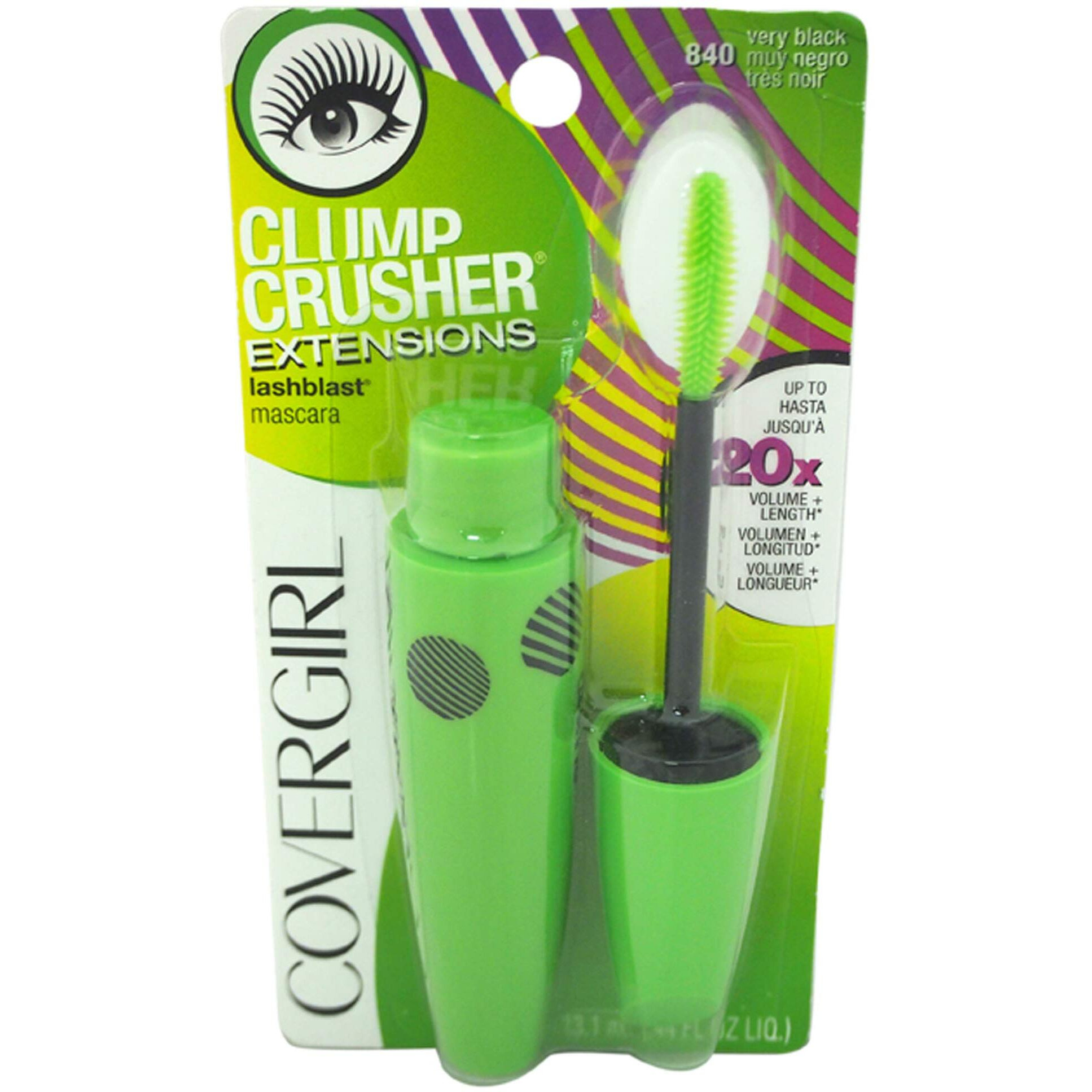 Covergirl Clump Crusher Extensions Lashblast Mascara  Very Black  0.44 Fl Oz (Pack Of 1)