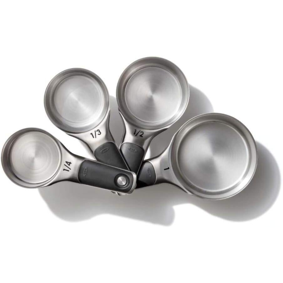 Oxo Good Grips 4 Piece Stainless Steel Measuring Cups With Magnetic Snaps