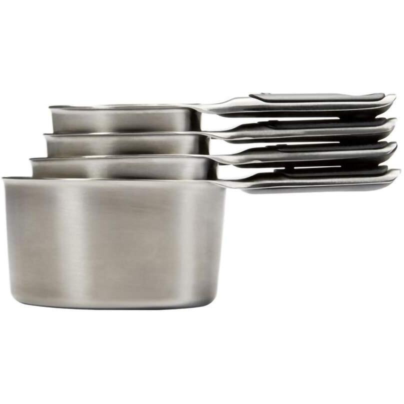 Oxo Good Grips 4 Piece Stainless Steel Measuring Cups With Magnetic Snaps