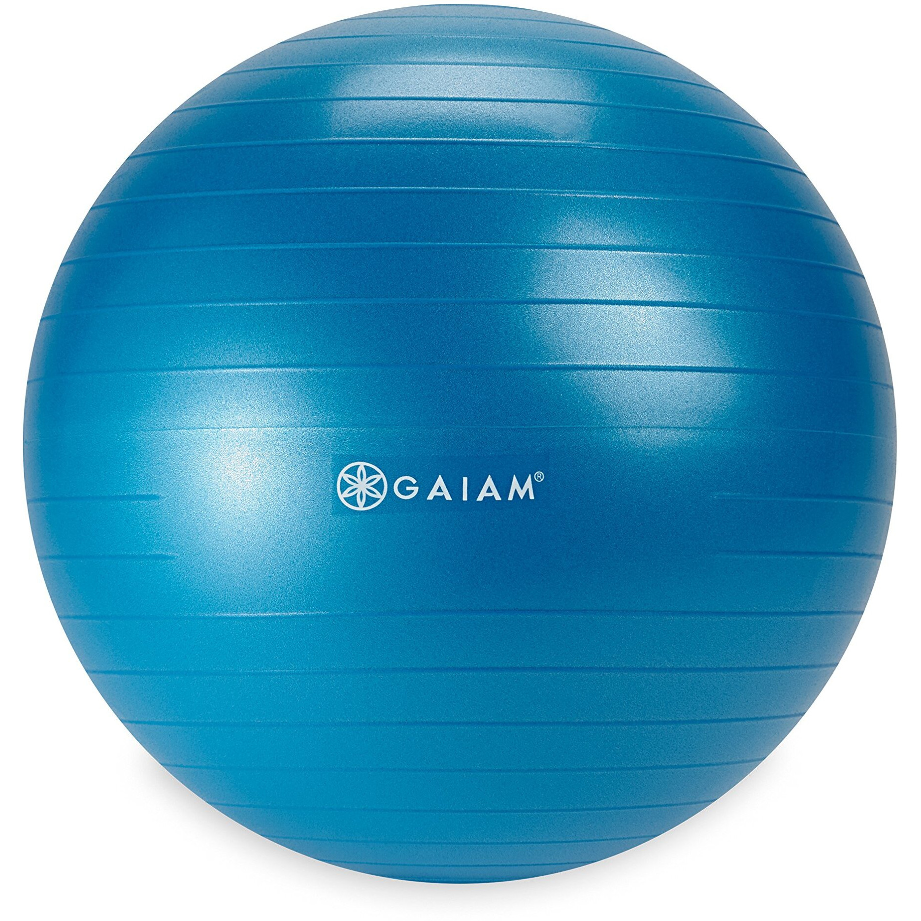 Gaiam Kids Balance Ball - Exercise Stability Yoga Ball  Kids Alternative Flexible Seating For Active Children In Home Or Classroom (Satisfaction Guarantee)  Blue  45Cm (2.09 Pounds)
