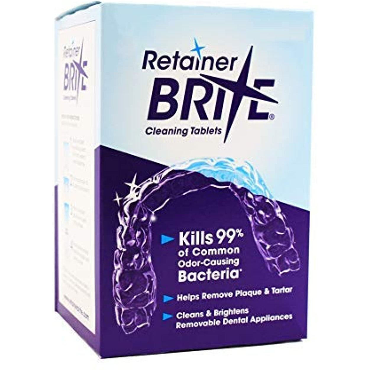 Retainer Brite Tablets For Cleaner Retainers And Dental Appliances - 96 Count