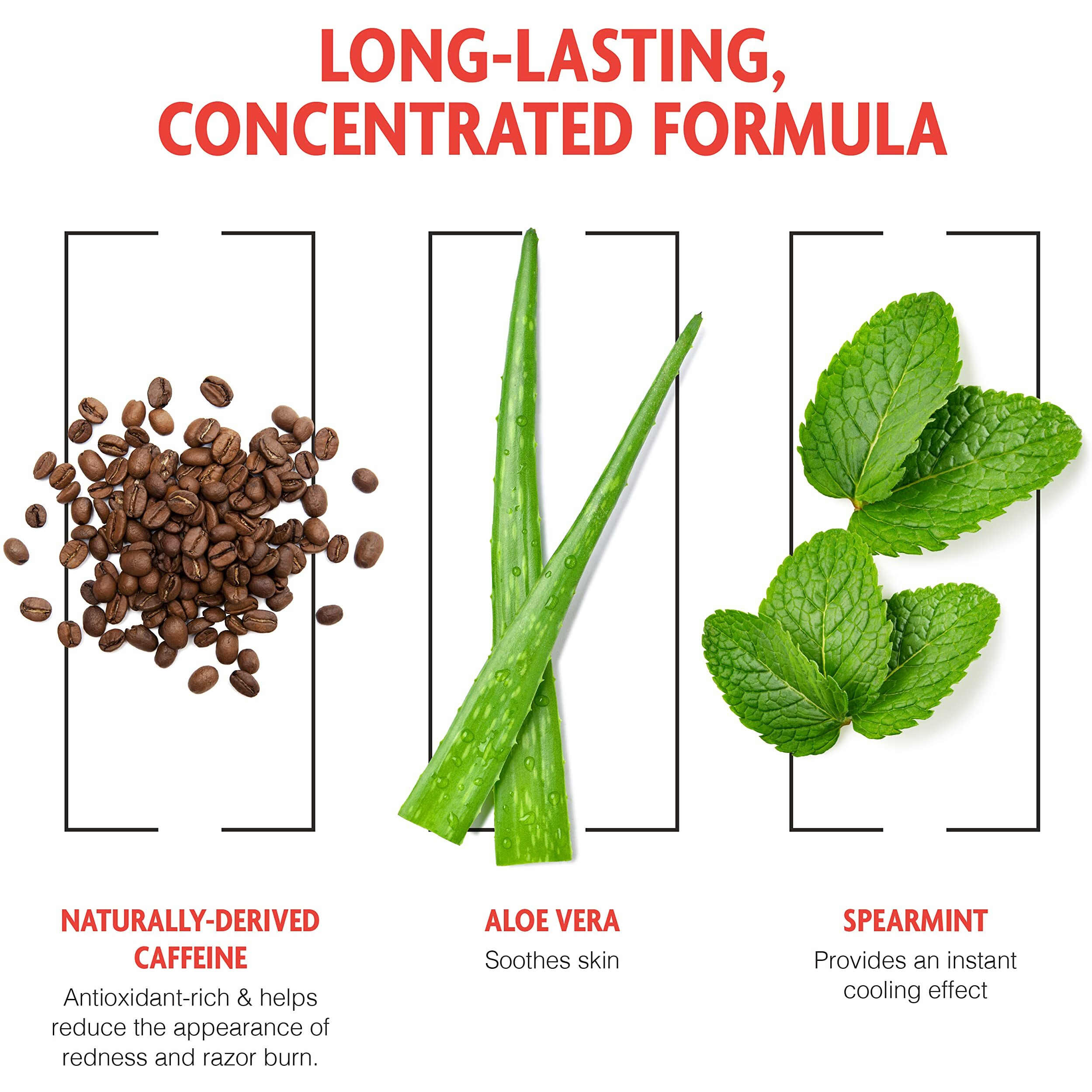 Pacific Shaving Company Caffeinated Shaving Cream - Shea Butter + Spearmint Antioxidant Shaving Cream With Caffeine - Clean Formula For Hydrating  Redness Reducing + Irritation-Free Shave (3.4 Oz)