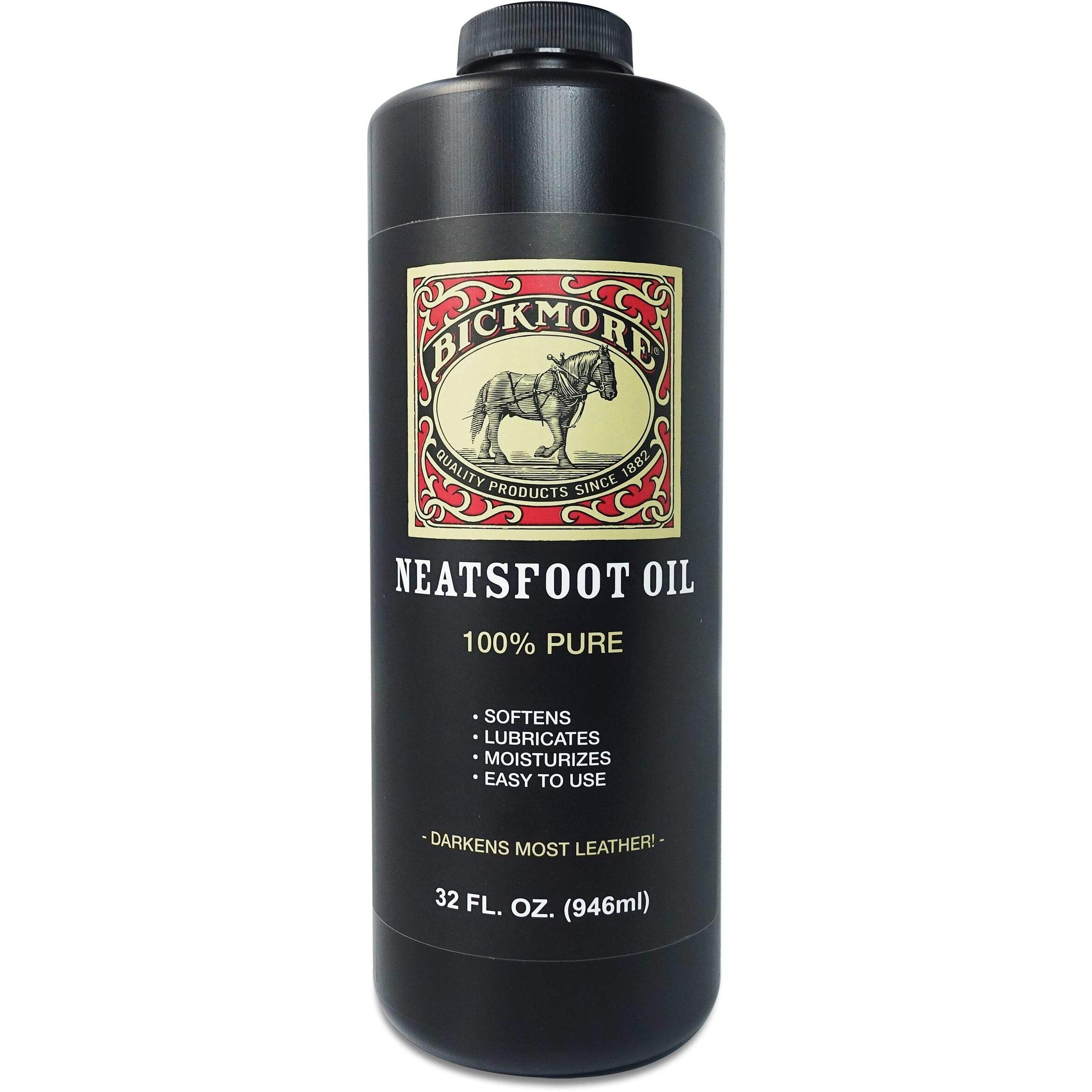 Bickmore 100% Pure Neatsfoot Oil 32 Oz - Leather Conditioner And Wood Finish