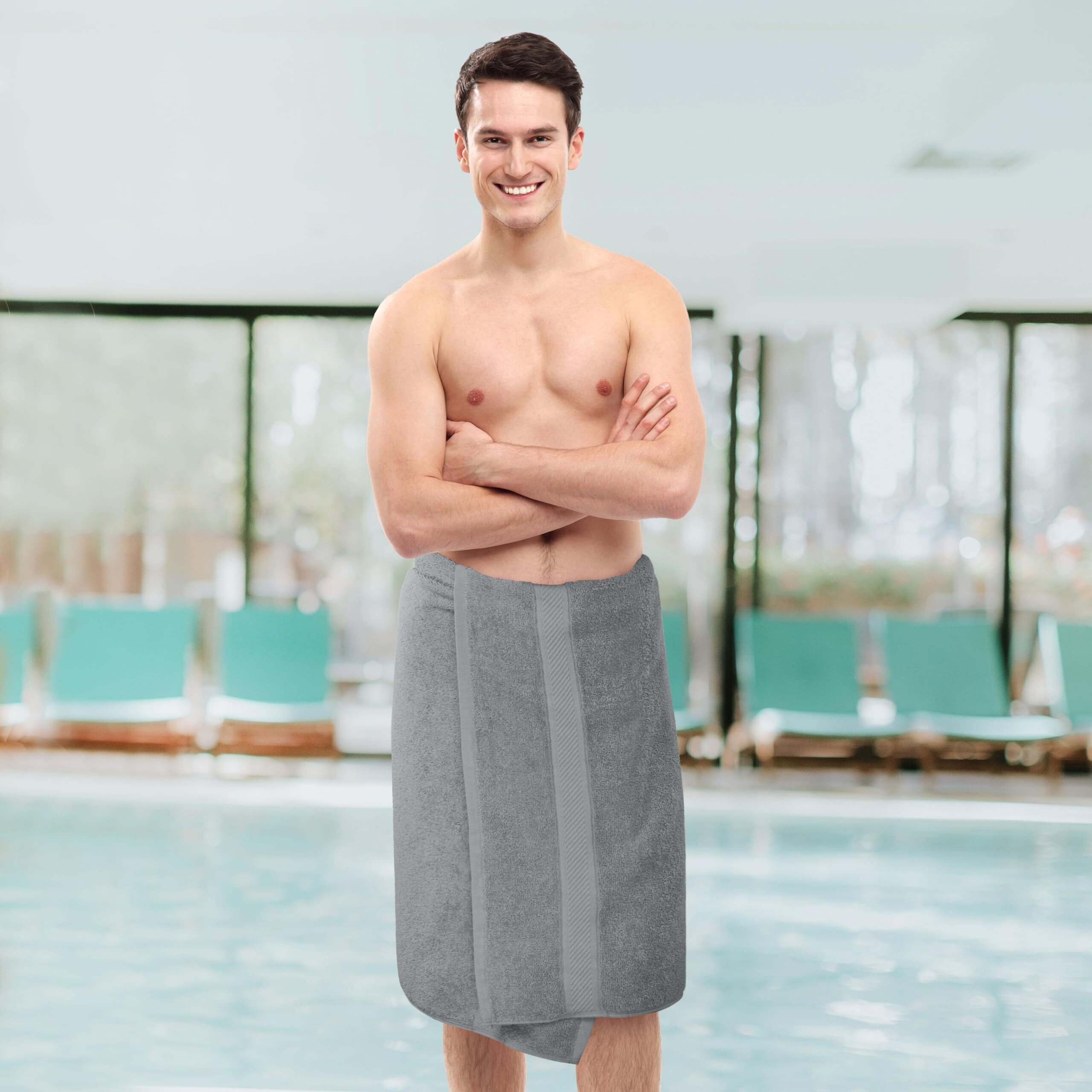 Utopia Towels 6 Pack Bath Towel Set (24 X 48 Inches)  500 Gsm 100% Ring Spun Cotton Medium Lightweight And Highly Absorbent Quick Drying  Premium Towels For Hotel  Spa And Bathroom (Cool Grey)