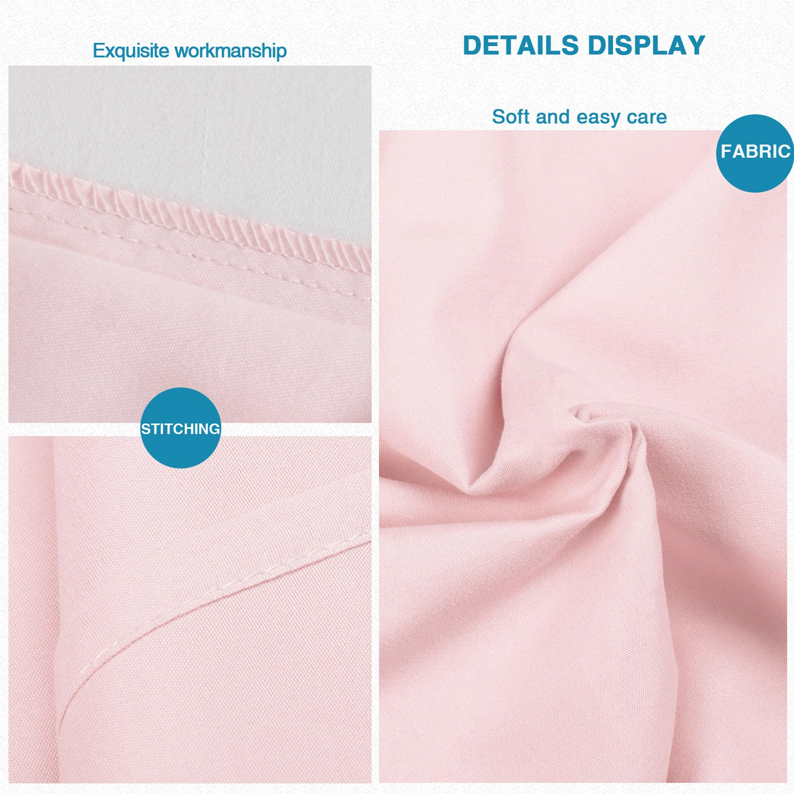 Flxxie Microfiber Pillow Cases Queen Size Set Of 2  Soft Pillowcases With Envelope Closure  Wrinkle Resistant Pillow Covers  20X30  Blush Pink