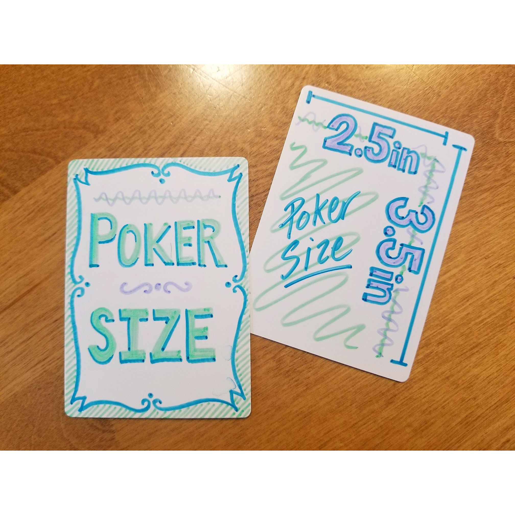Apostrophe Games Blank Playing Cards (Poker Size Uncoated Cards) 2.5"" X 3.5""  180 Blank Cards  Flash Cards  Board Game Cards  Study Guide Cards