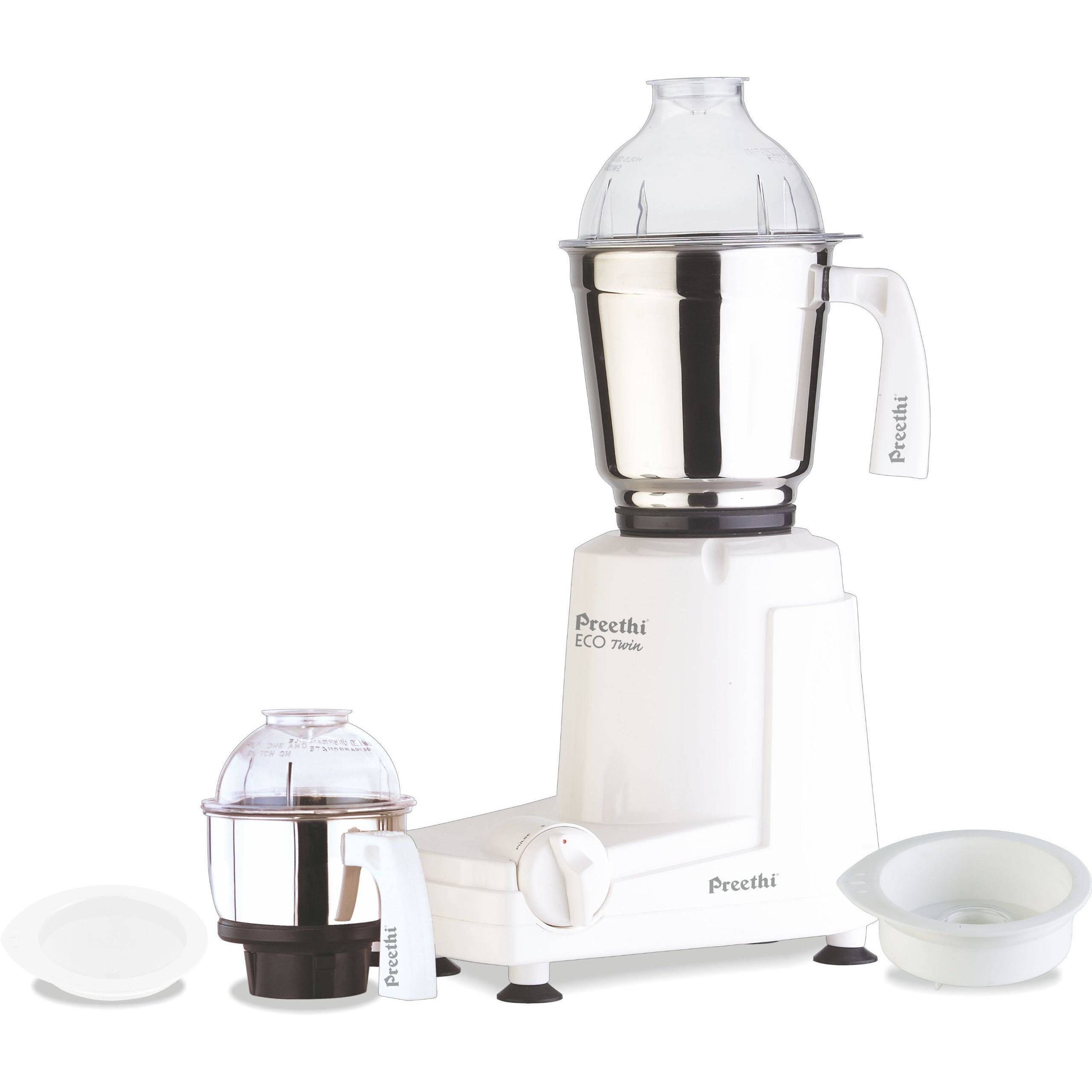 Preethi Eco Twin Jar Mixer Grinder  550-Watt
