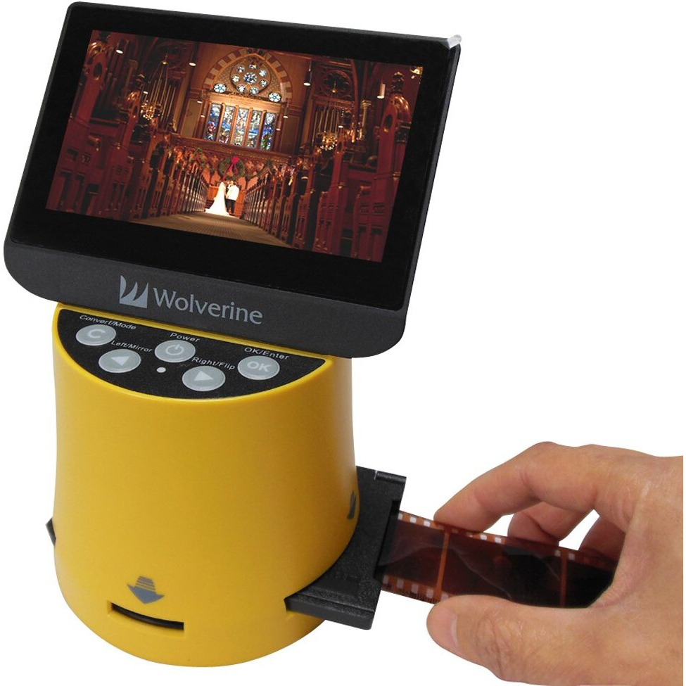 Wolverine Titan 8-In-1 High Resolution 35Mm  127  126  110 And Aps Film To Digital Converter With 4.3"" Screen And Hdmi Output