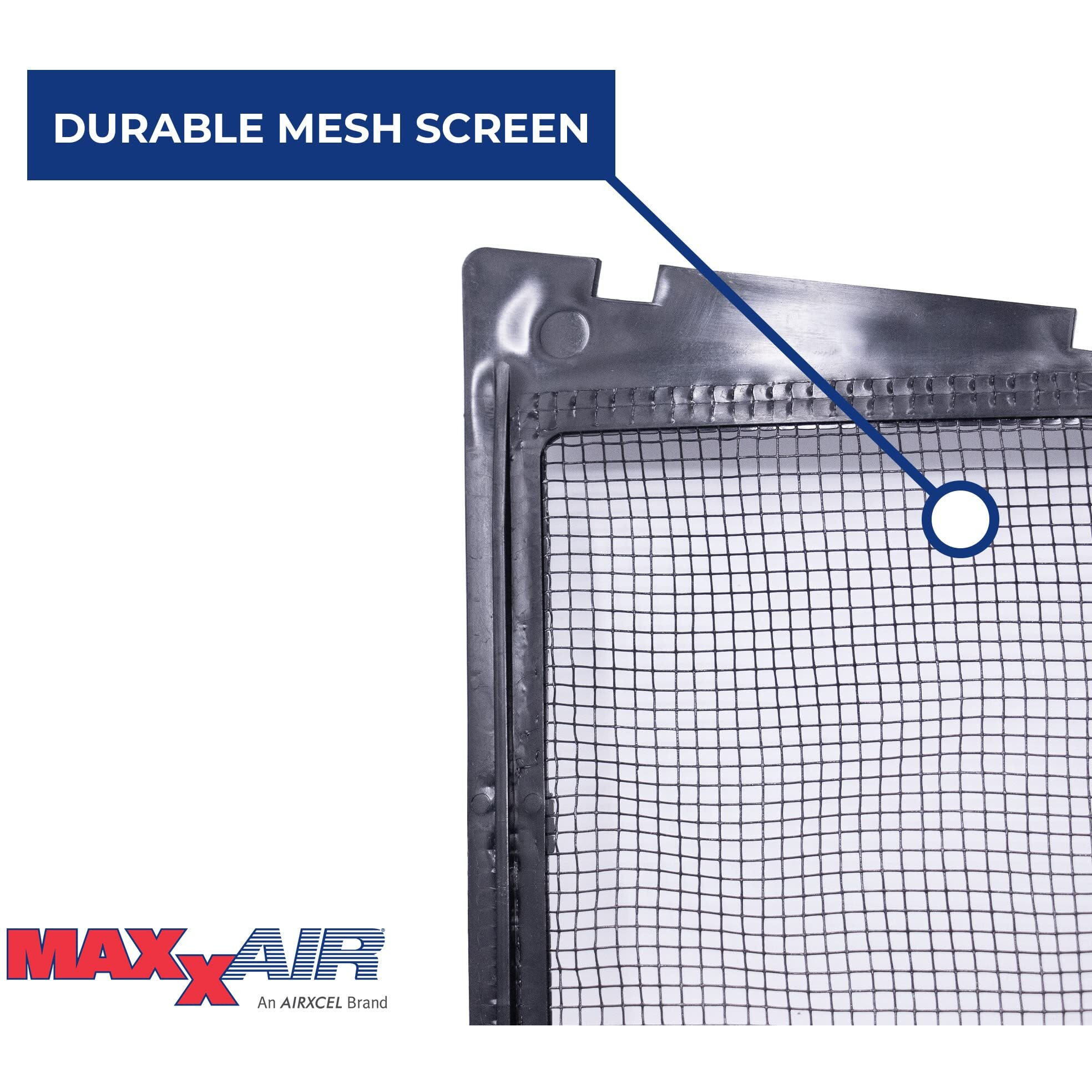 Maxxair Fanmate 00-955202 Bug Screen  Durable Mesh Screen - Works With Fanmate 00-955001  00-955002  And 00-955003 Models  Black