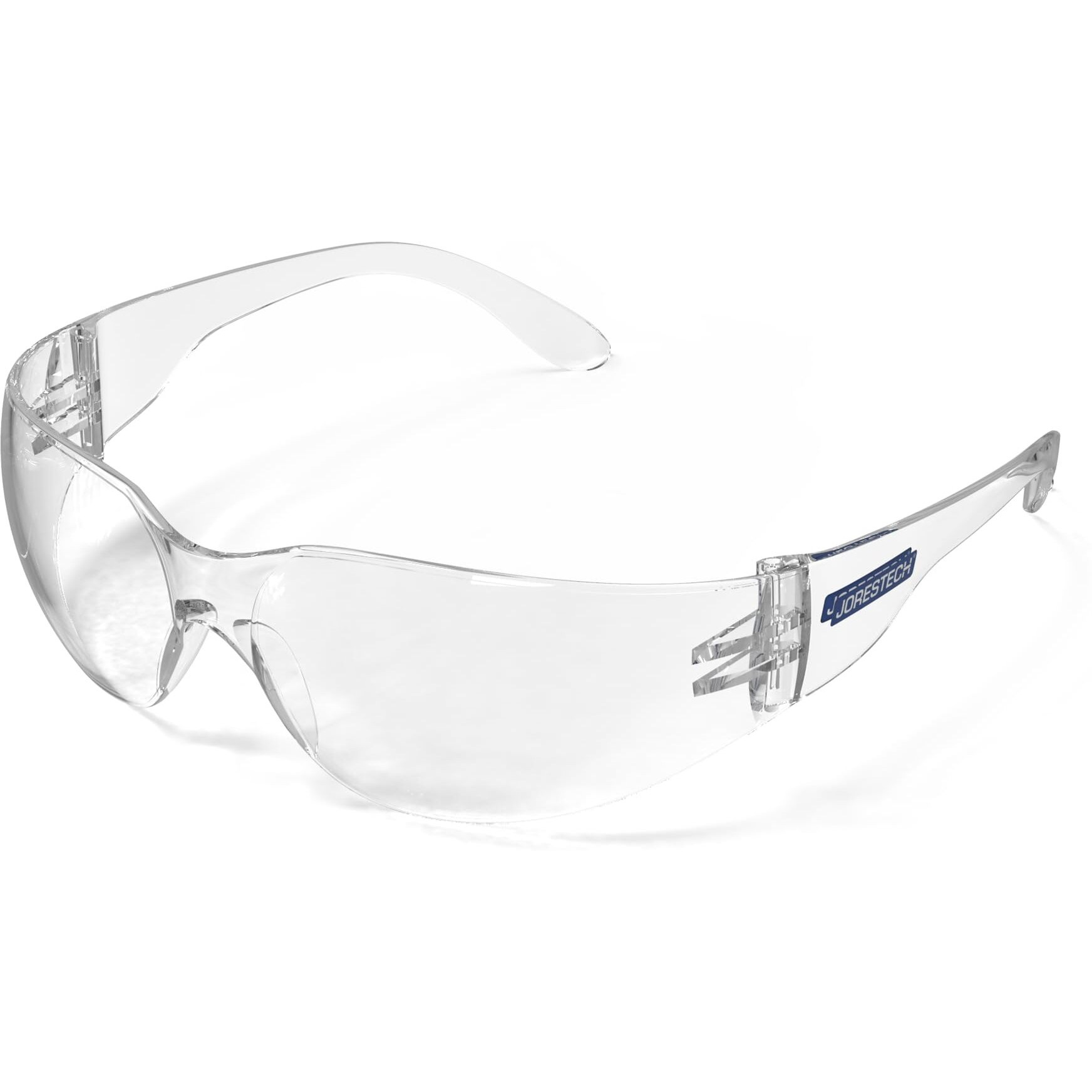 Jorestech Eyewear Protective Safety Glasses  Polycarbonate Impact Resistant Lens Pack Of 12 (Clear)