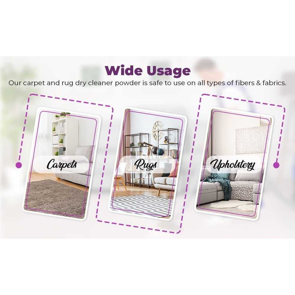 Capture Carpet Total Care Kit 100 - Home Couch And Upholstery  Car Rug  Dogs & Cats Pet Carpet Cleaner Solution - Strength Odor Eliminator  Stains Spot Remover  Non Liquid & No Harsh Chemical