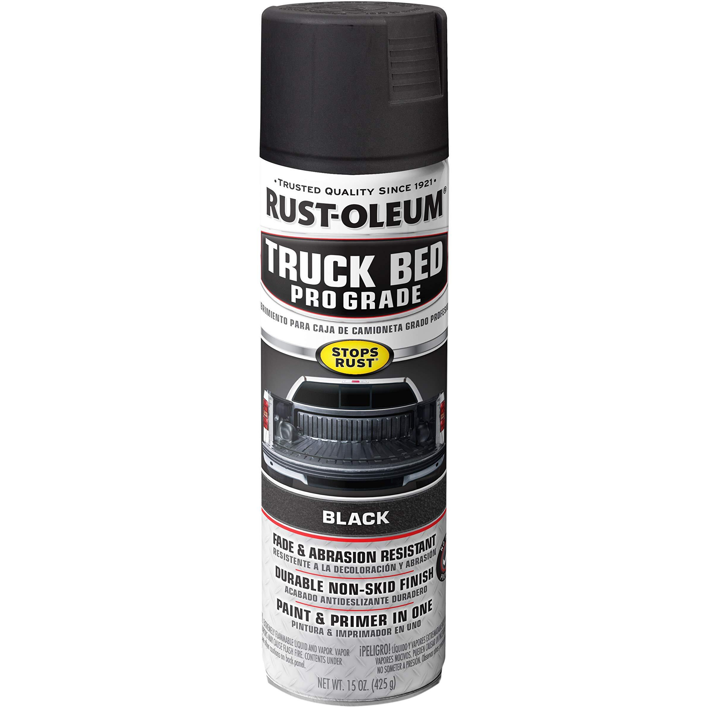 Rust-Oleum 272741 Automotive Professional Grade Truck Bed Coating Spray  15 Oz  Matte Black
