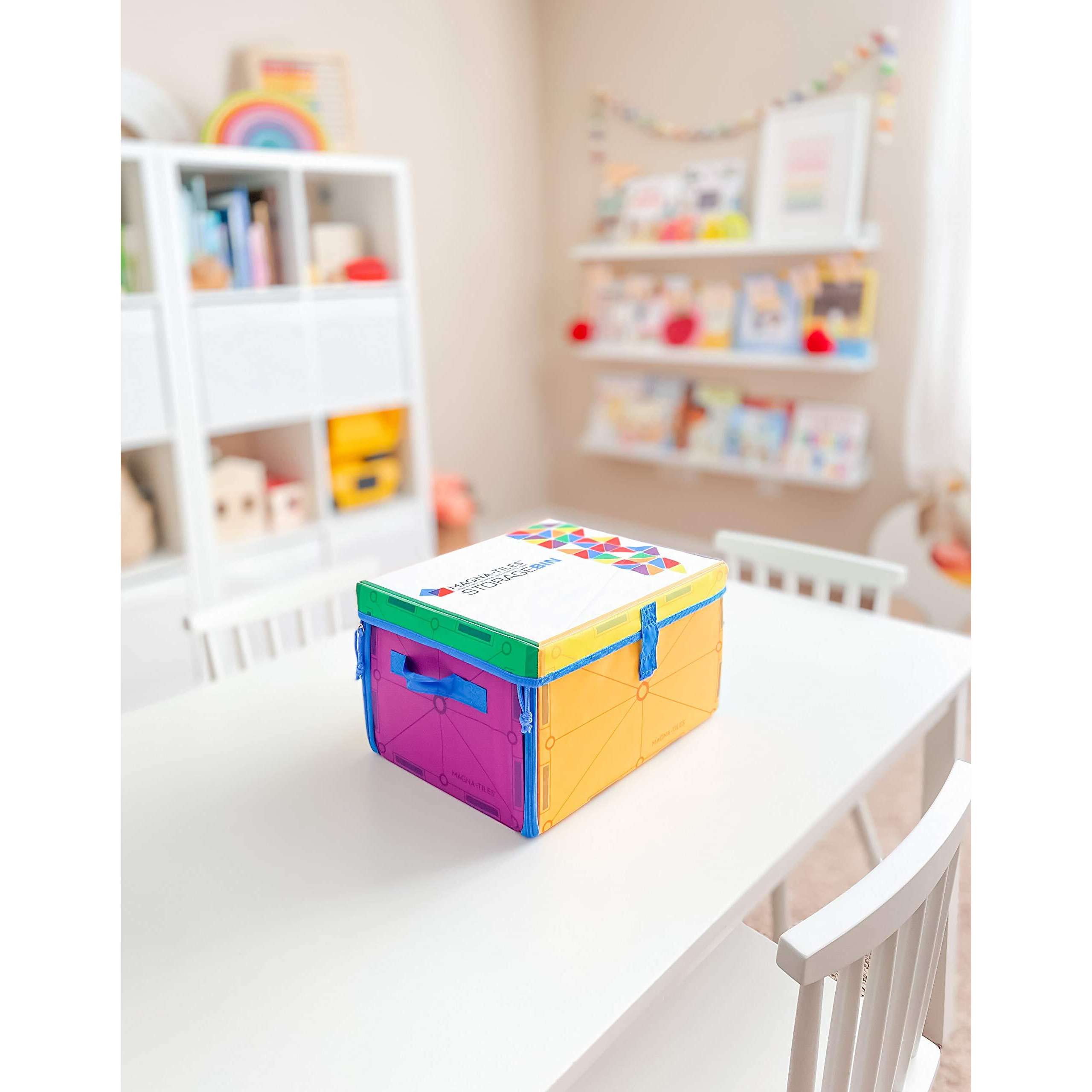 Magna-Tiles Storage Bin & Interactive Play-Mat  The Original Magnetic Building Brand