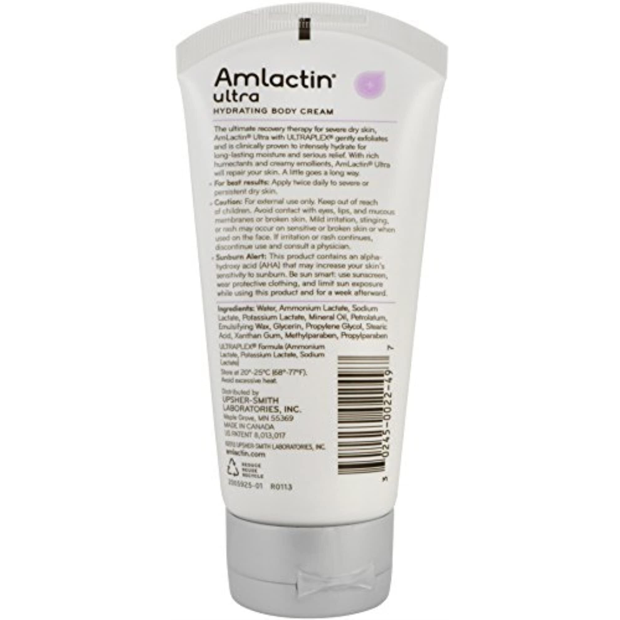 Amlactin Hydrating Body Cream Fragrance Free  3 Count