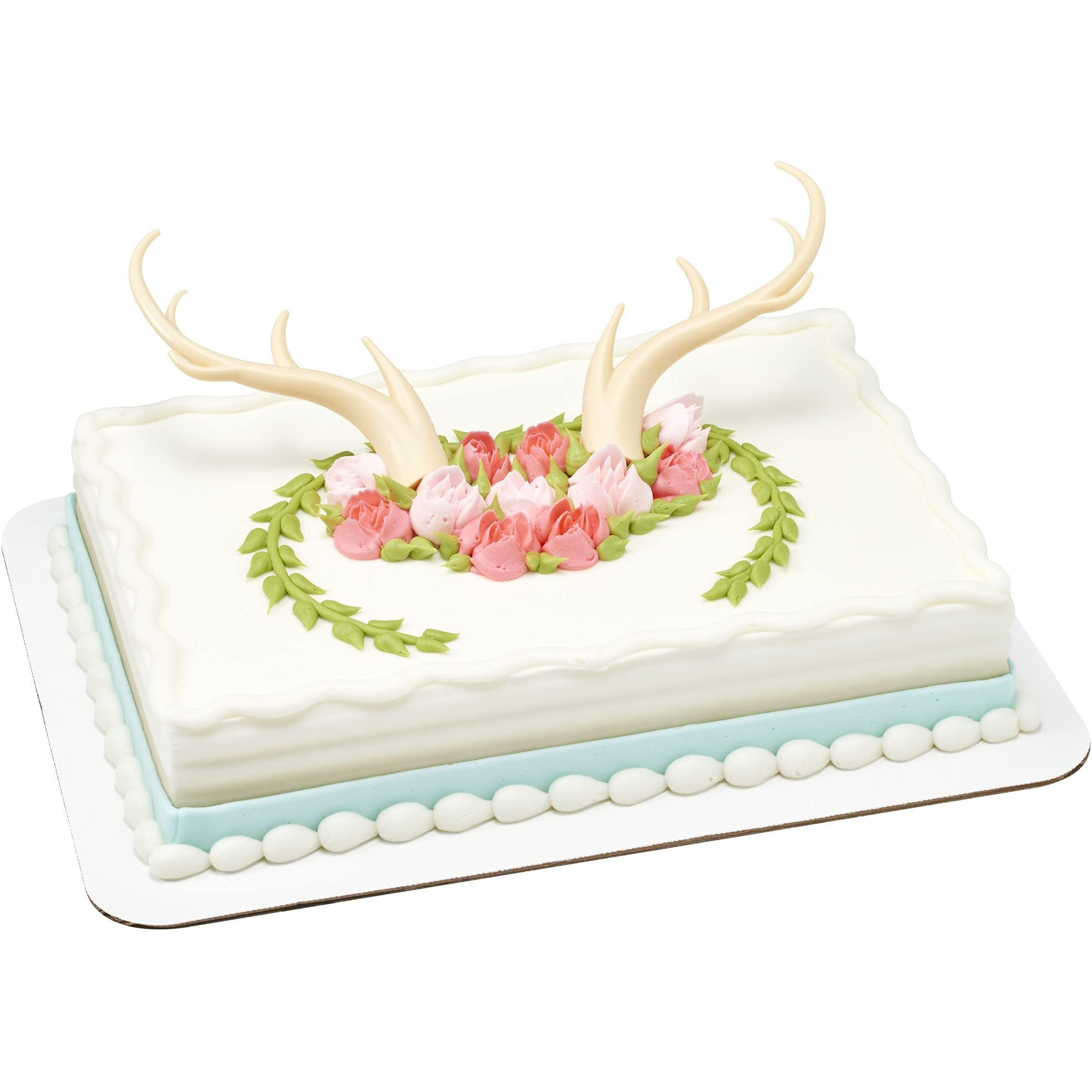 Decoset Antlers Creations Cake Topper For Birthdays And Parties  Decopac Cake Decorating 2-Pc Decorations Set