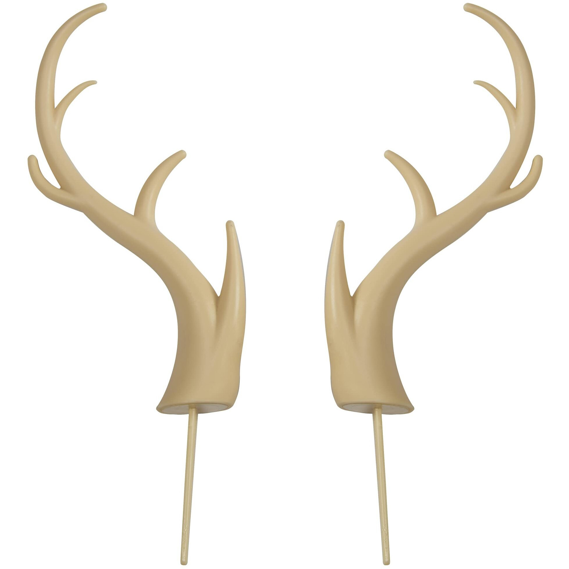 Decoset Antlers Creations Cake Topper For Birthdays And Parties  Decopac Cake Decorating 2-Pc Decorations Set