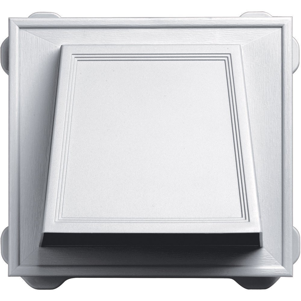 Builders Edge 140056774001 Hooded Ventilator  6 In  White