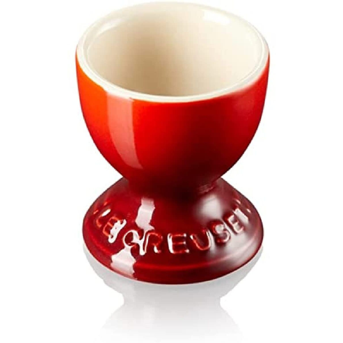 Le Creuset Stoneware Egg Cup  2""  1 Ea  Cherry