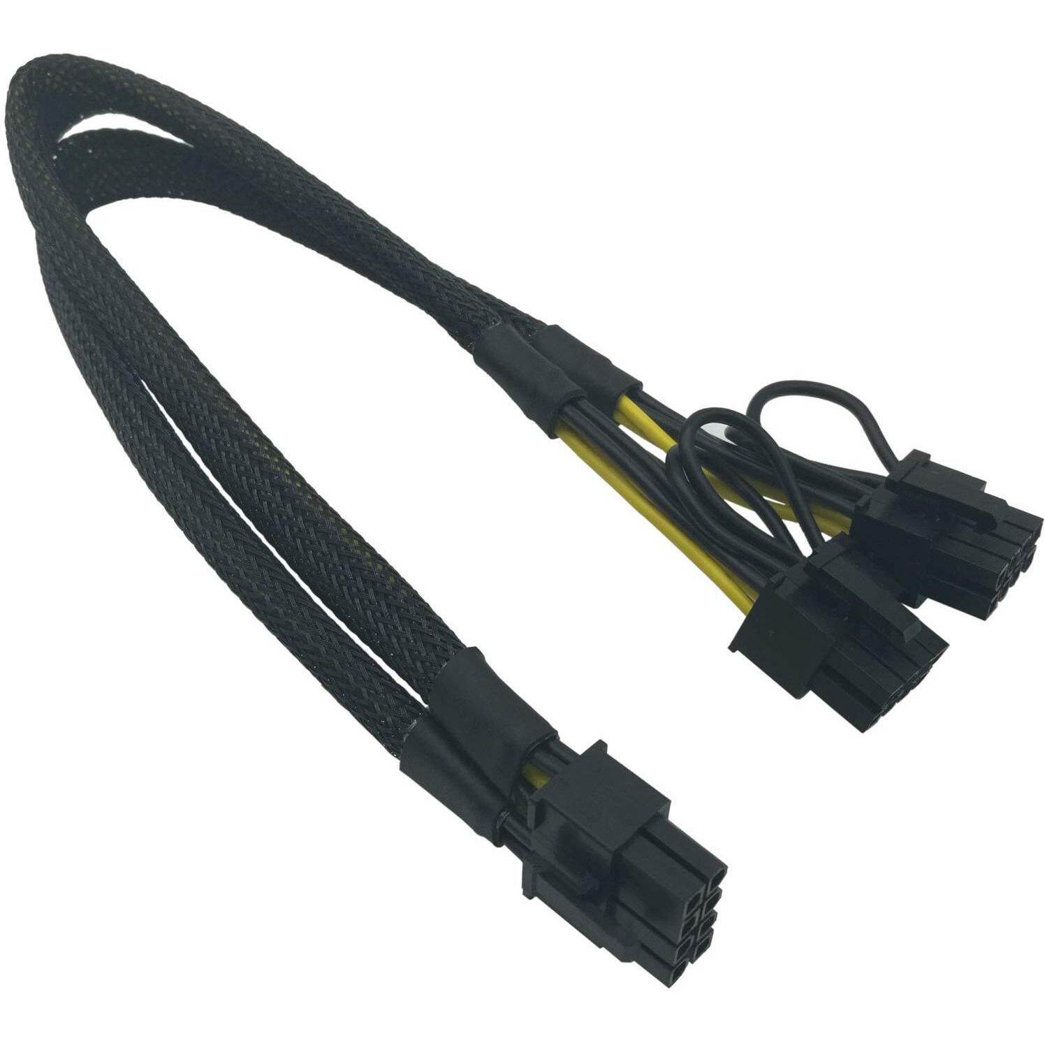 Comeap Gpu Power Cable For Dell T3600 T3610 T5600 T5610 T5610 T7600 T7610 5810 T5810 T7810  8 Pin Pcie To Dual 8 Pin(6+2) Male Pcie Power Adapter 13-Inch(34Cm)