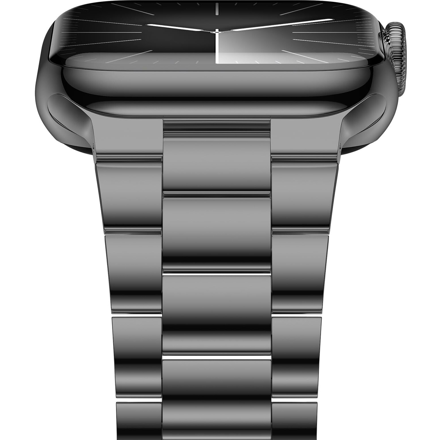 Iiteeology Lightweight Stainless Steel Band Designed For Apple Watch Ultra 2 & Ultra  Series 1-10  46Mm  45Mm  44Mm  42Mm  Replacement Iwatch Bands For Men & Women Space Gray