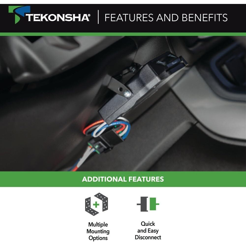 Reese Towpower 8507111 Brakeman Iv Digital Brake Control  Small Compact Design