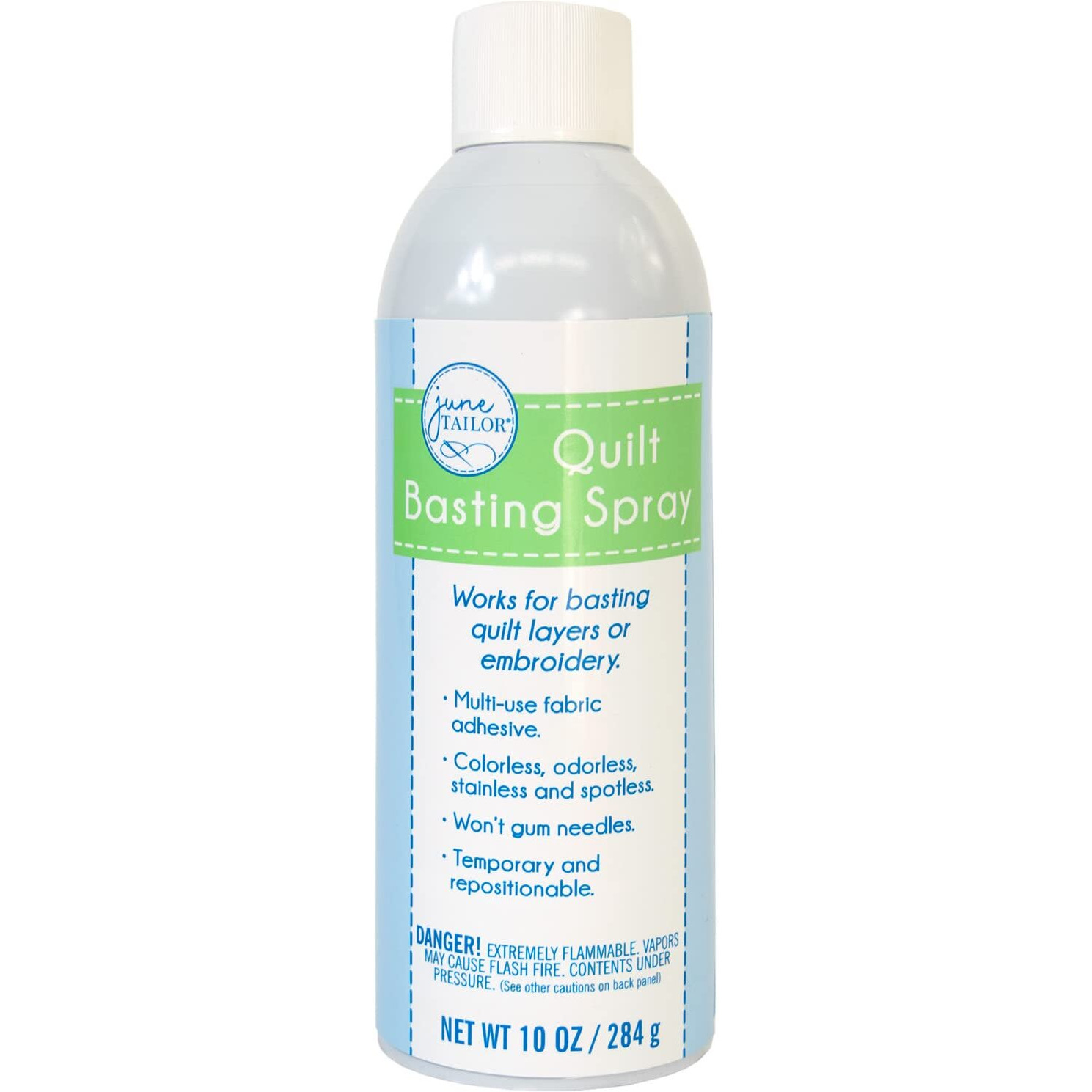 June Tailor Jt440 Quilt Basting Spray  10 Ounce Can Blue