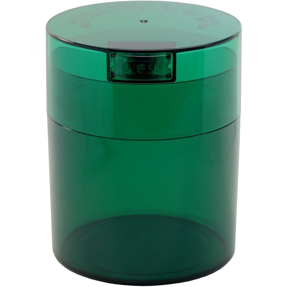 Coffeevac Multi-Use Vacuum Seal Portable Storage Airtight Container  1/2-Pound  Green Tint