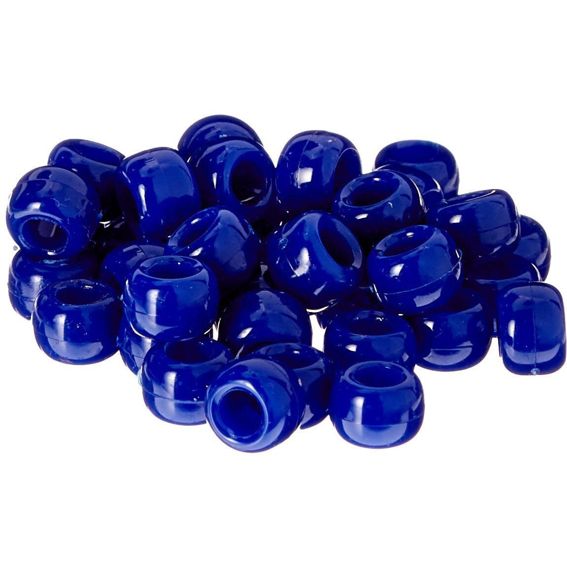 The Beadery 9X6Mm Barrel Pony Beads  Royal Blue  900 Pieces