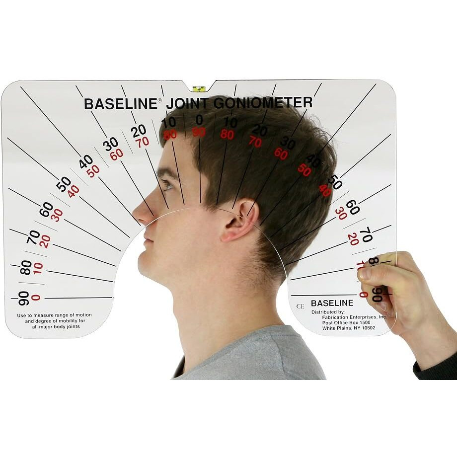 Baseline 12-1076 Large Joint Arthrodial Protractor Goniometer  Cervical Rotation