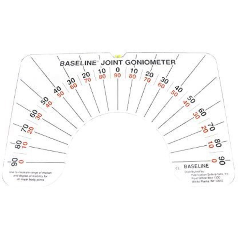 Baseline 12-1076 Large Joint Arthrodial Protractor Goniometer  Cervical Rotation