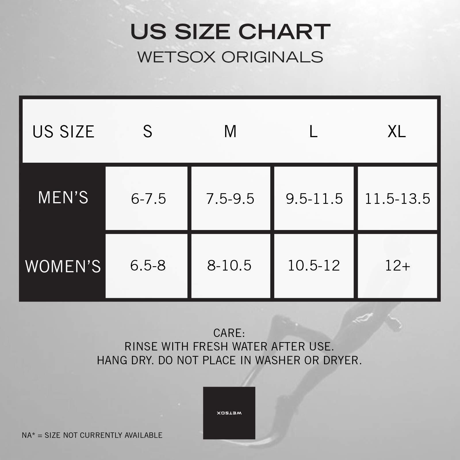 Wetsox Frictionless Wetsuit Boot Socks Slip Easily In/Out Of Gear (Black  Medium)