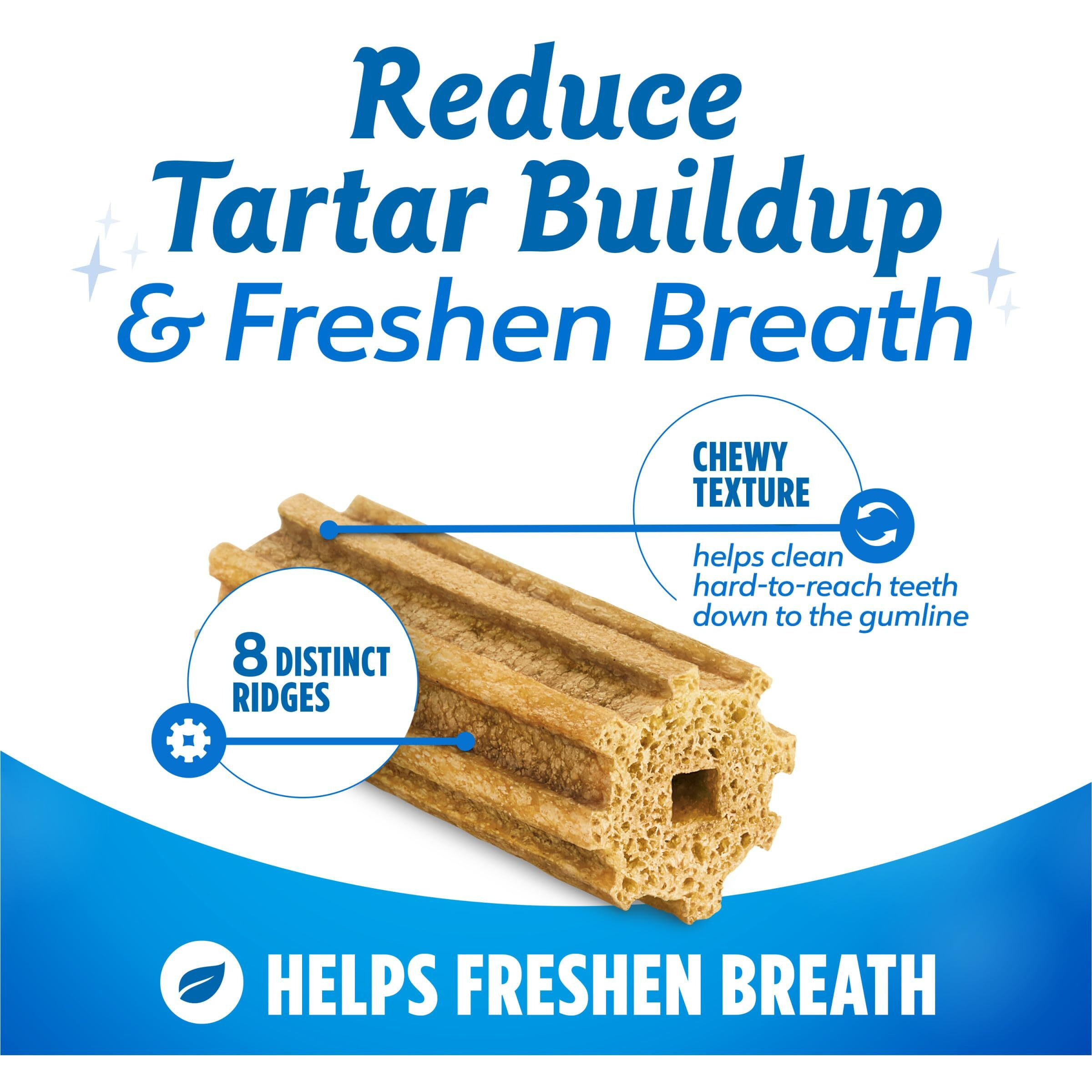 Purina Dentalife Daily Oral Care Chicken Flavor Toy Breed Dog Dental Chews - 58 Ct. Pouch