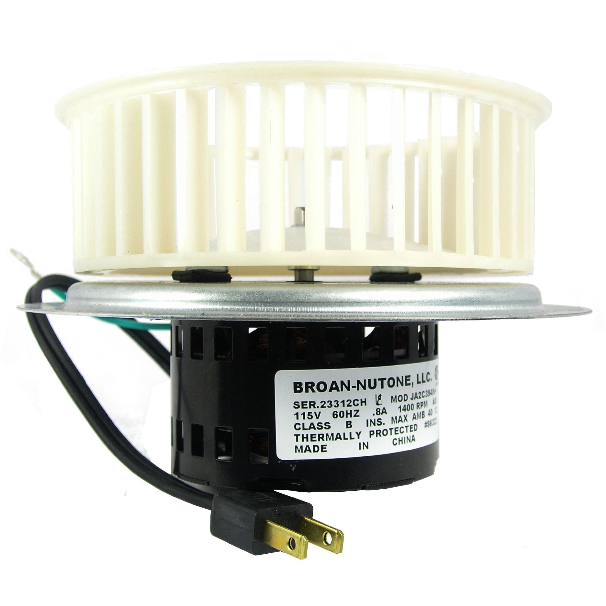 Nutone 0696B000 Motor Assembly For Qt100 And Qt110 Series Fans