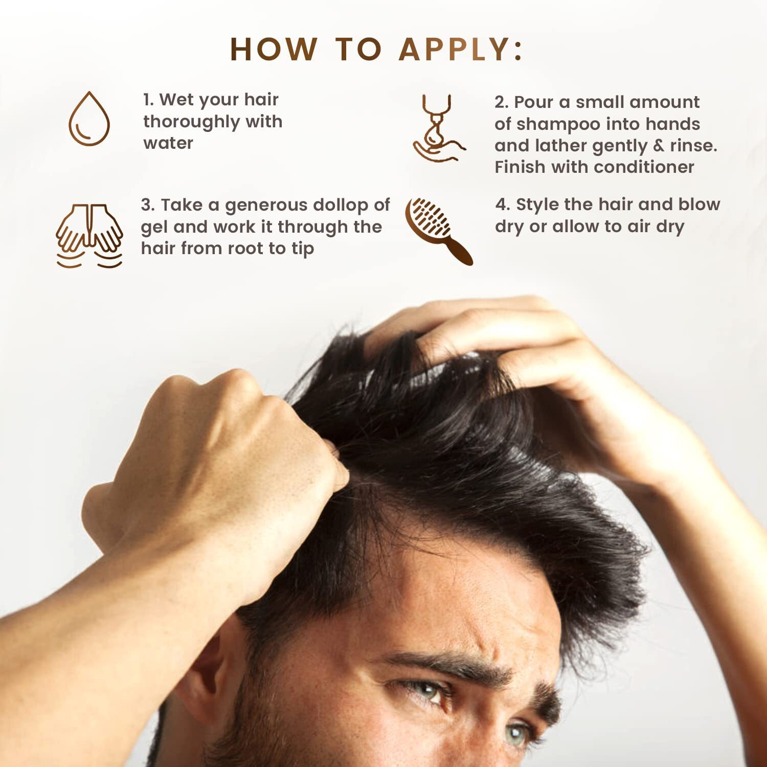 Scalp Rescue Styling Gel  Organic Unisex Formula Controls Frizz And Fly Away Hair  Curly Hair Community Favorite Gives Flexible Natural Hold  Fights Humidity  Alcohol Free & Water Based | 8.8 Fl Oz