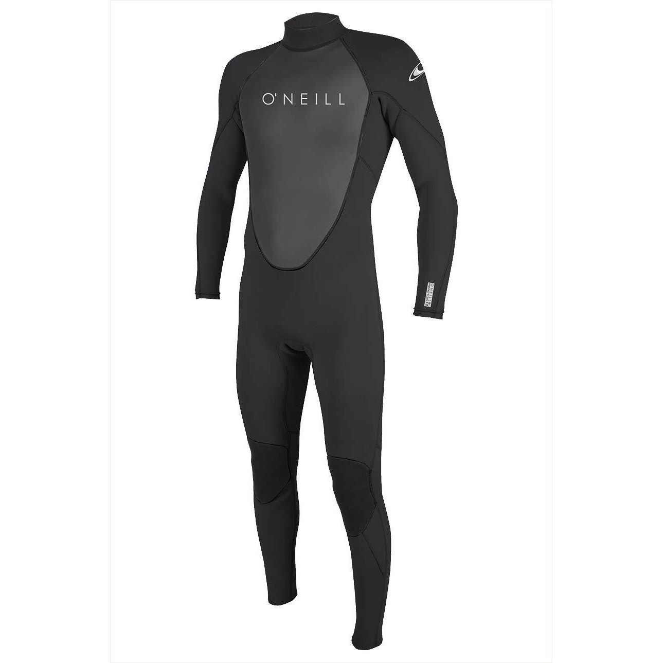 O'Neill Wetsuits Mens Men's Reactor-2 3/2Mm Back Zip Full Wetsuits  Black/Black  Large Us