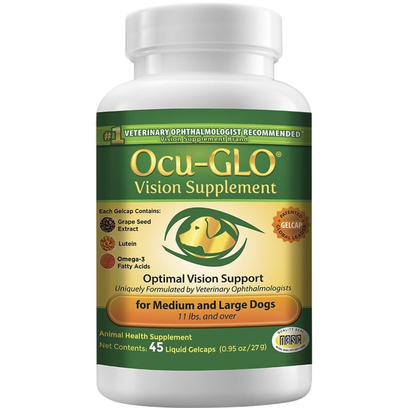 Ocu-Glo Vision Supplement For Medium To Large Dogs (45Ct)
