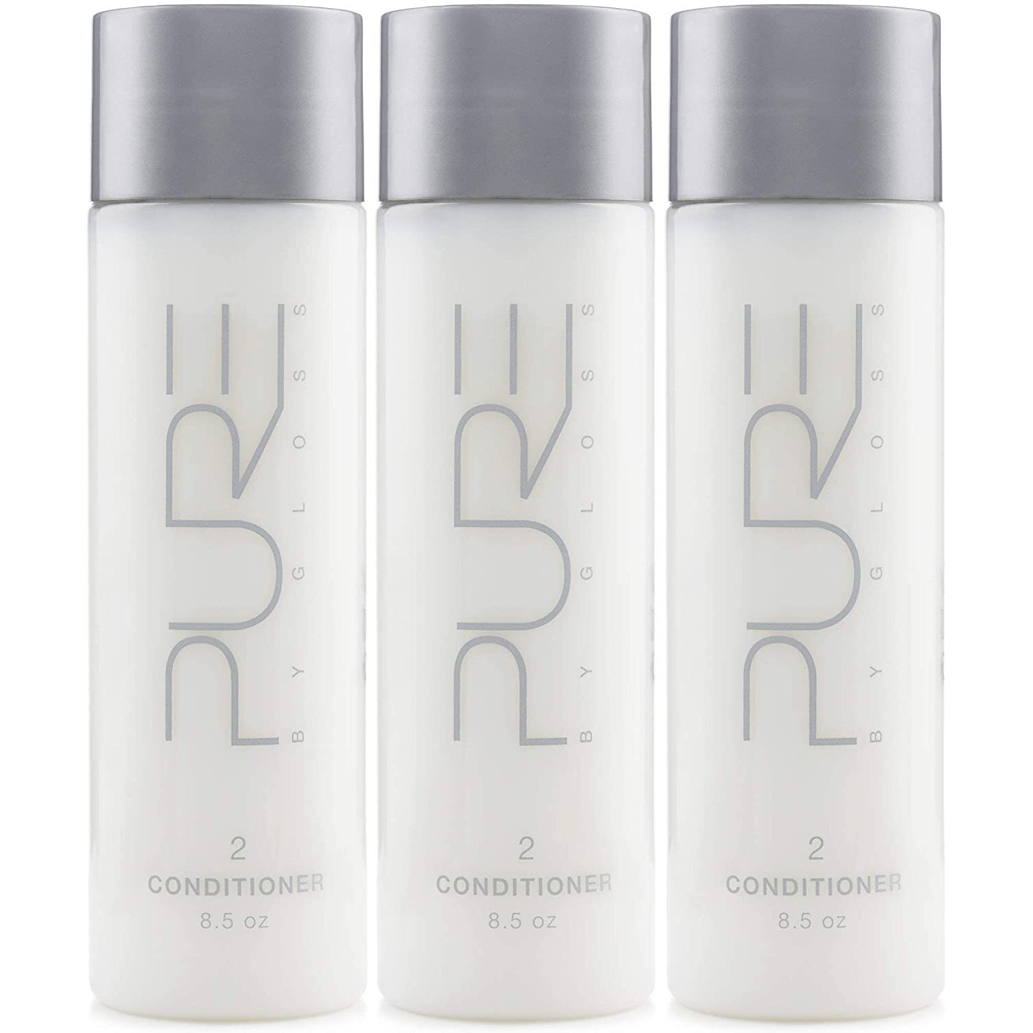 Pure By Gloss Conditioner - Fresh Lemon Scent - For All Hair Types - Cruelty Free And Paraben Free - Luxurious Moisturizing  Softening & Detangling Formula - For Men And Women - 8.5Oz Each - 3 Pack