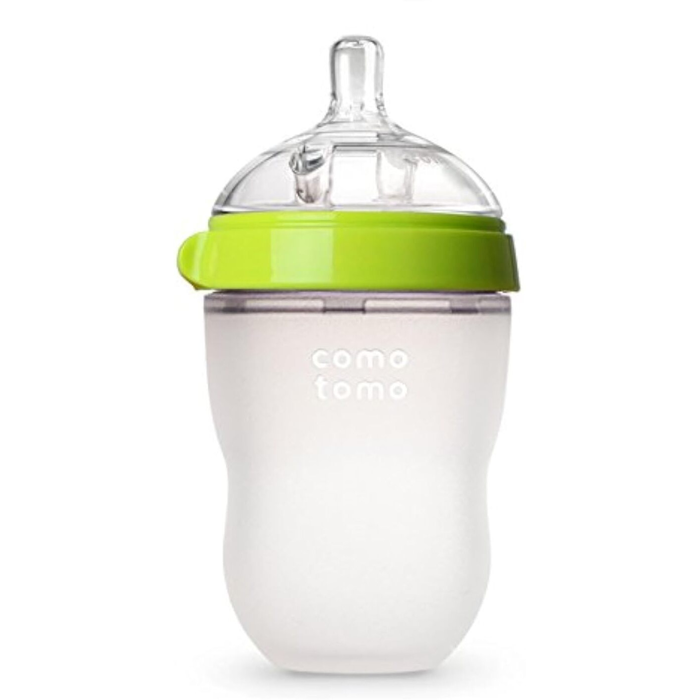 Comotomo Baby Bottle Single Pack  Green  8Oz