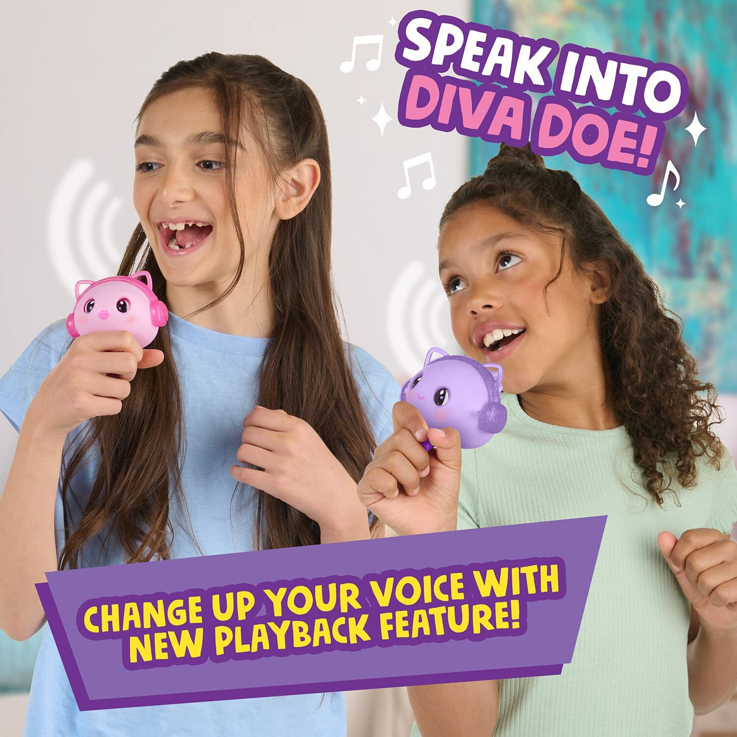 My Squishy Little Music Series By Wowwee - Diva Doe (Purple)