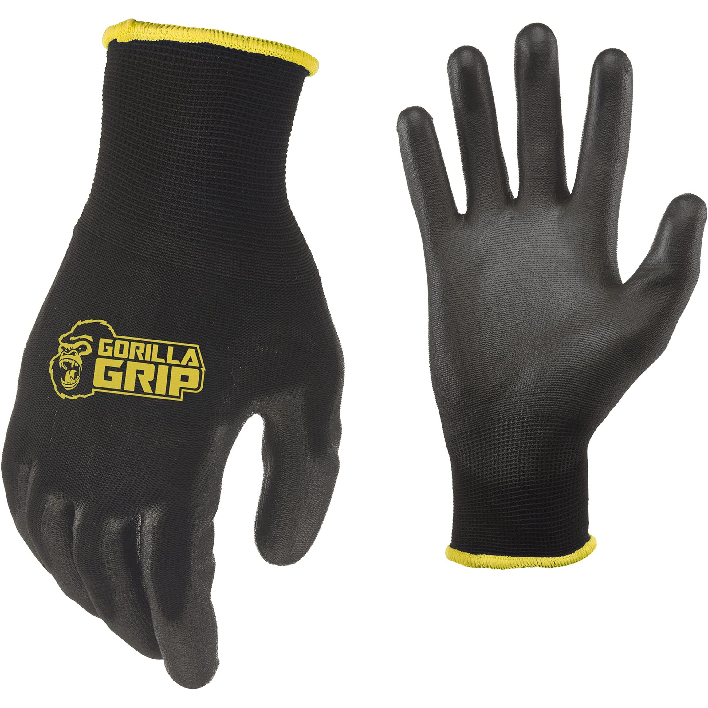 Gorilla Grip Gloves  Max Grip  All Purpose Work Gloves  Slip Resistant  Nylon Shell  Medium  25 Pairs