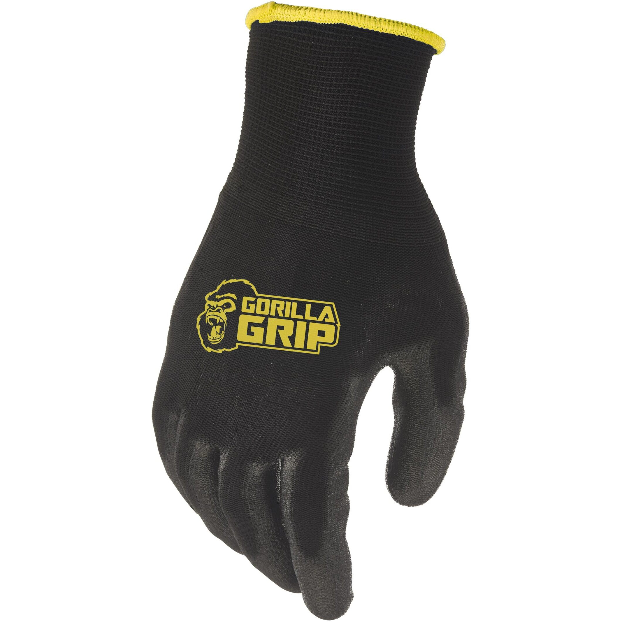 Gorilla Grip Gloves  Max Grip  All Purpose Work Gloves  Slip Resistant  Nylon Shell  Medium  25 Pairs