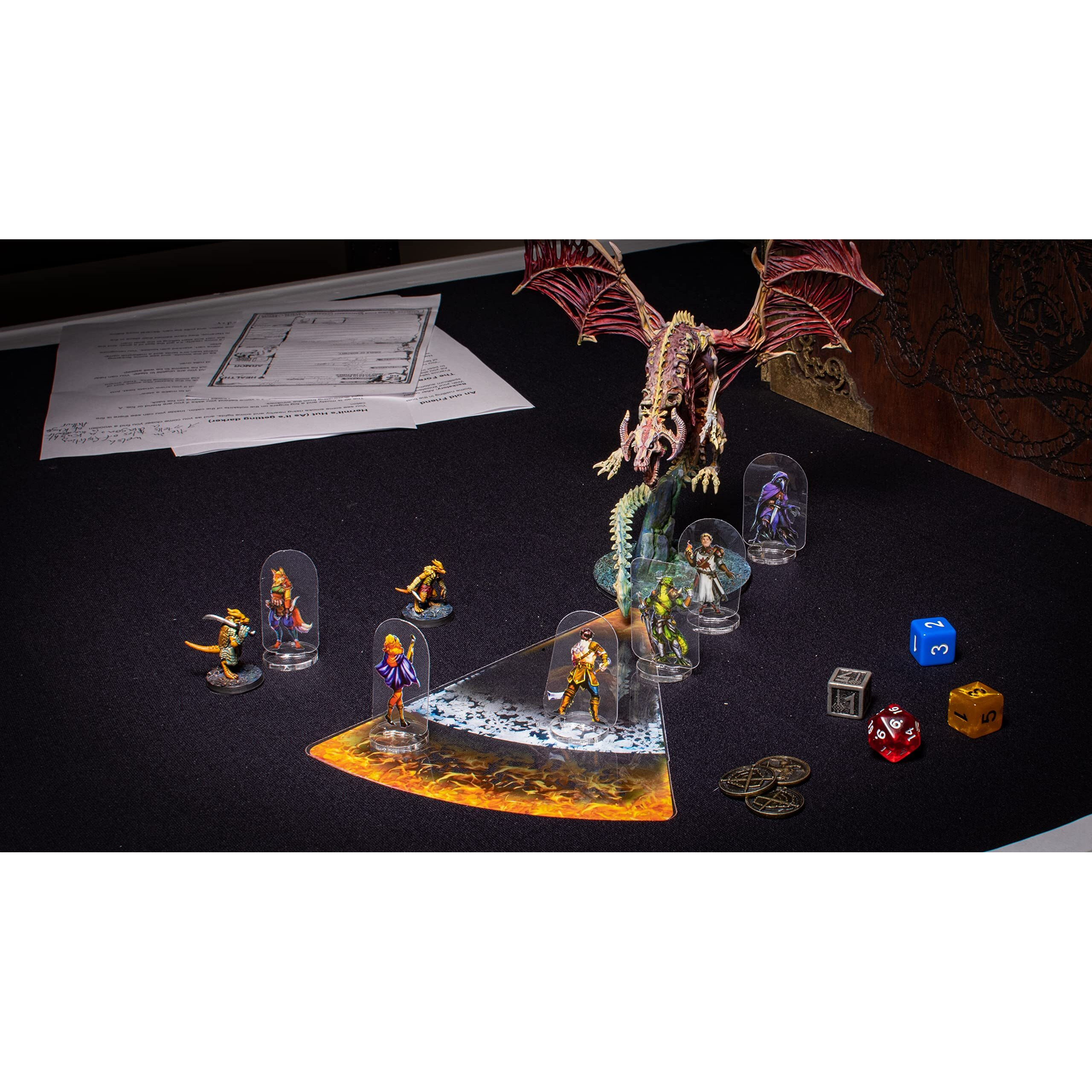 Arcknight Spell Effects Templates For D&D 5E 24Pc Markers For Aoe Spells With Reference Condition  Buff  And Summon Tokens For Dnd Pathfinder Ttrpg