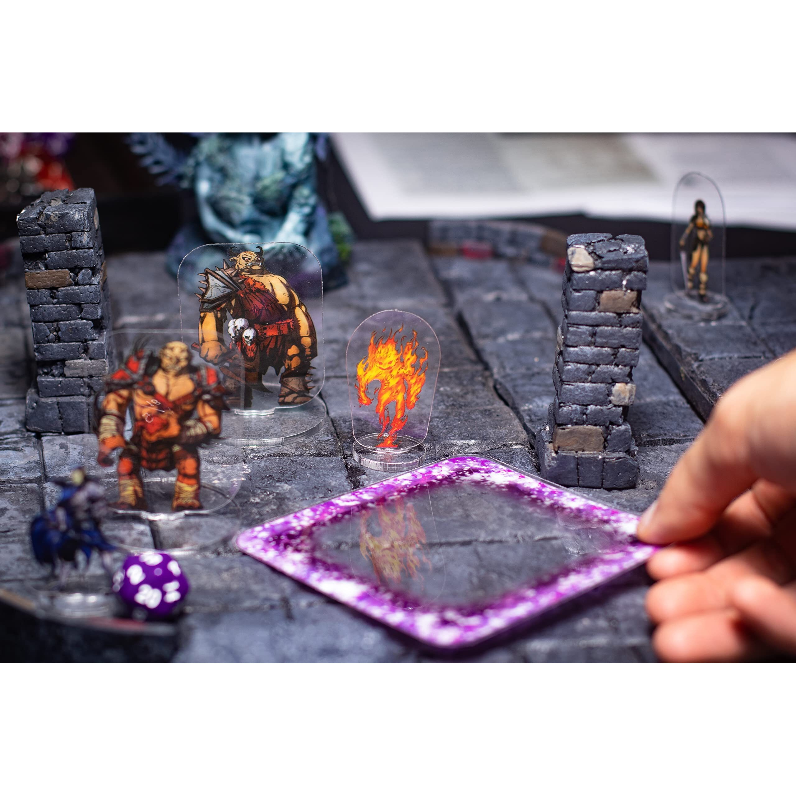 Arcknight Spell Effects Templates For D&D 5E 24Pc Markers For Aoe Spells With Reference Condition  Buff  And Summon Tokens For Dnd Pathfinder Ttrpg