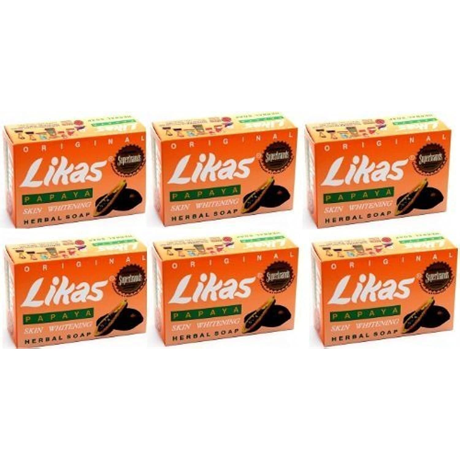6 Likas Papaya Soaps By Likas
