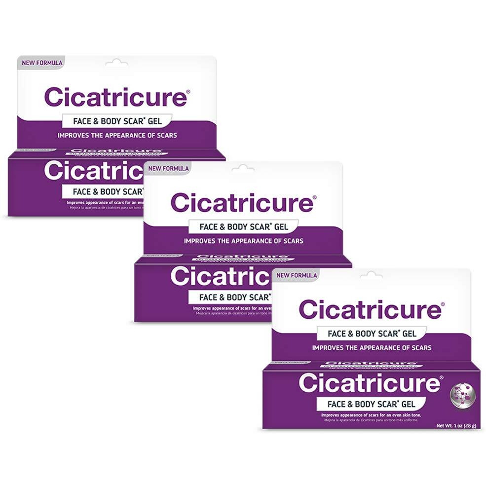 Cicatricure Scars Gel 1Oz Tube Multipack Value Deal Pack Of 3 Tubes